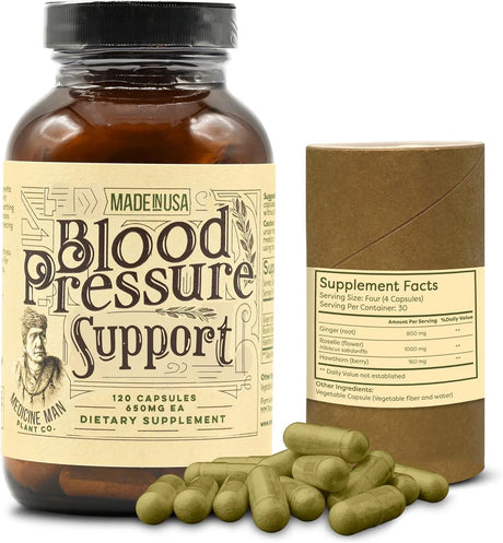 MEDICINE MAN PLANT CO. - Medicine Man Plant Co. Blood Pressure Support 120 Capsulas - The Red Vitamin MX - Suplementos Alimenticios - {{ shop.shopifyCountryName }}