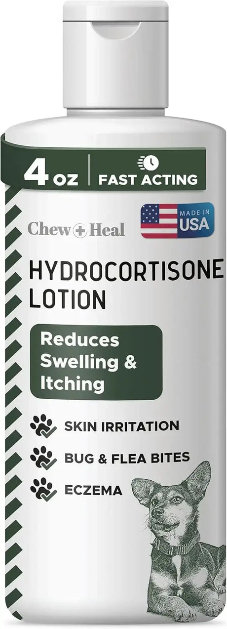 CHEW + HEAL - Chew + Heal Labs Hydrocortisone Lotion for Dogs 4 Fl.Oz. - The Red Vitamin MX - Remedios Para La Picazón De Perros - {{ shop.shopifyCountryName }}