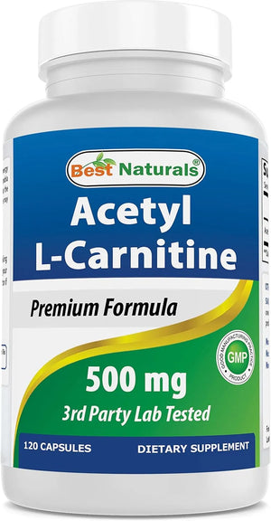 BEST NATURALS - Best Naturals L-Carnitine 500Mg. 120 Capsulas - The Red Vitamin MX - Suplementos Alimenticios - {{ shop.shopifyCountryName }}