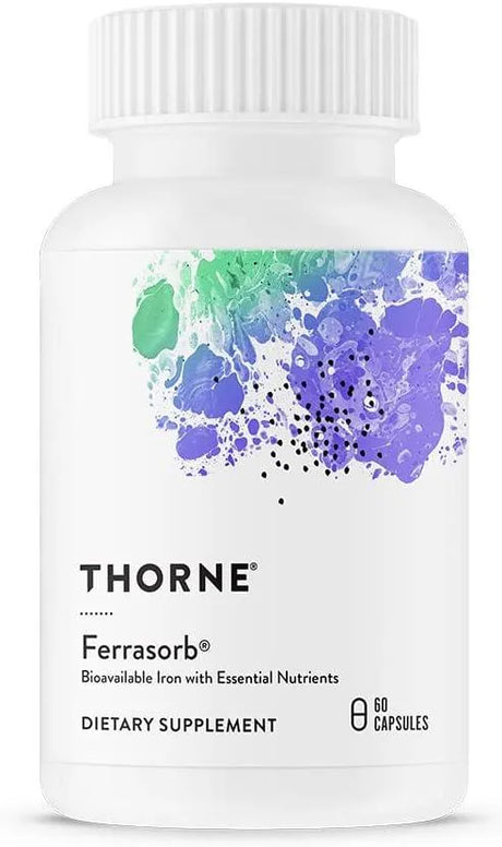 THORNE RESEARCH - Thorne Ferrasorb Complete Blood Support Formula 60 Capsulas - The Red Vitamin MX - Suplementos Alimenticios - {{ shop.shopifyCountryName }}