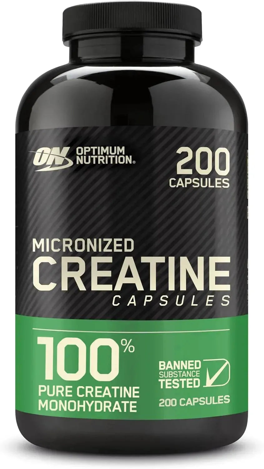 OPTIMUM NUTRITION - Optimum Nutrition Micronized Creatine Monohydrate 2500Mg. 200 Capsulas - The Red Vitamin MX - Suplementos Alimenticios - {{ shop.shopifyCountryName }}