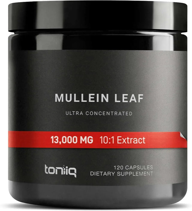 TONIIQ - Toniiq Mullein Leaf 13,000Mg. 120 Capsulas - The Red Vitamin MX - Suplementos Alimenticios - {{ shop.shopifyCountryName }}