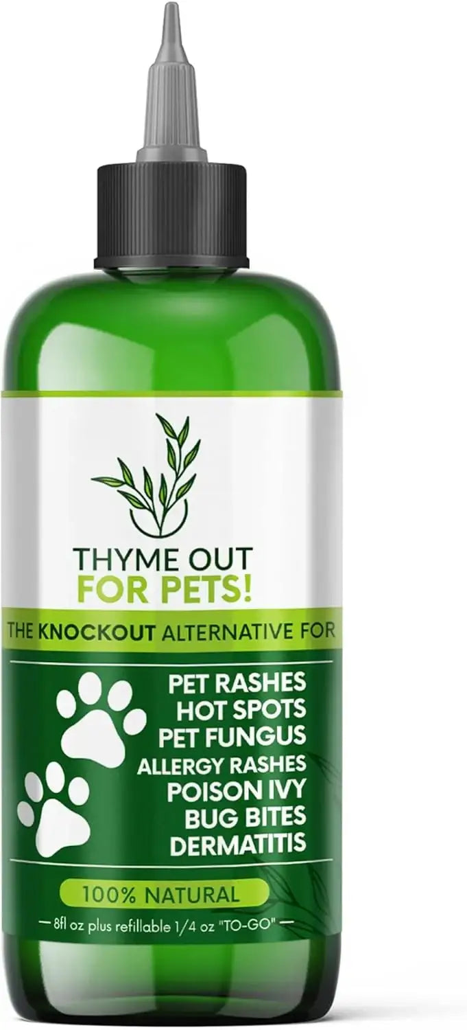 THYME OUT - Thyme Out Natural Dog and Cat Itch Relief & Skin Treatment 8 Fl.Oz. - The Red Vitamin MX - Remedios Para La Picazón De Perros - {{ shop.shopifyCountryName }}