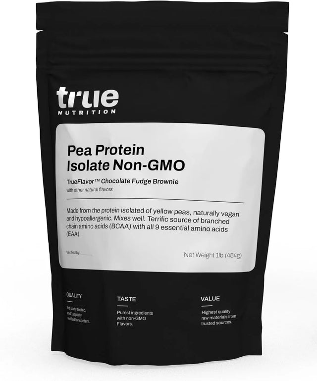 TRUE NUTRITION - True Nutrition Pea Protein Powder Isolate Chocolate Fudge Brownie 454Gr. - The Red Vitamin MX - Suplementos Alimenticios - {{ shop.shopifyCountryName }}