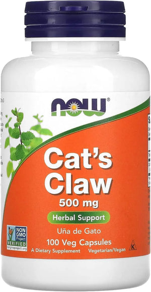 NOW SUPPLEMENTS - NOW Supplements Cat's Claw 500Mg. 100 Capsulas - The Red Vitamin MX - Suplementos Alimenticios - {{ shop.shopifyCountryName }}