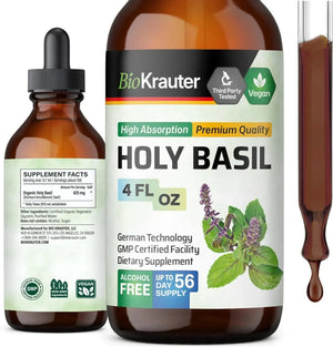 BIOKRAUTER - BIO KRAUTER Holy Basil Tincture 4 Fl.Oz. - The Red Vitamin MX - Suplementos Alimenticios - {{ shop.shopifyCountryName }}