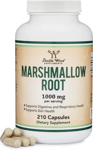 DOUBLE WOOD SUPPLEMENTS - Double Wood Supplements Marshmallow Root 1000Mg. 210 Capsulas - The Red Vitamin MX - Suplementos Alimenticios - {{ shop.shopifyCountryName }}