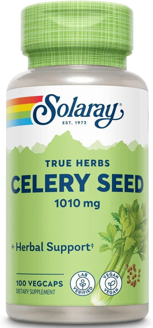 SOLARAY - Solaray Celery Seed 505Mg. 100 Capsulas - The Red Vitamin MX - Suplementos Alimenticios - {{ shop.shopifyCountryName }}