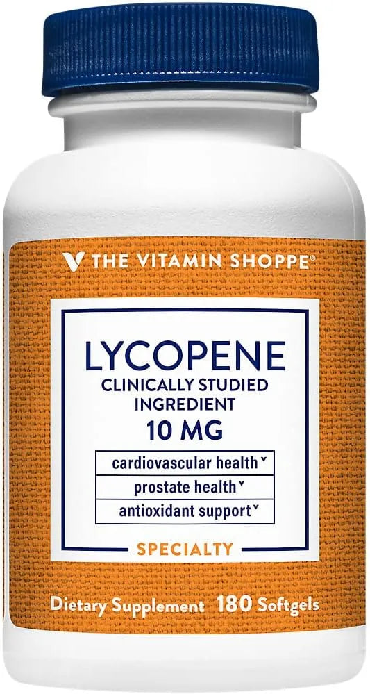 THE VITAMIN SHOPPE - The Vitamin Shoppe Lycopene 10Mg. 180 Capsulas Blandas - The Red Vitamin MX - Suplementos Alimenticios - {{ shop.shopifyCountryName }}