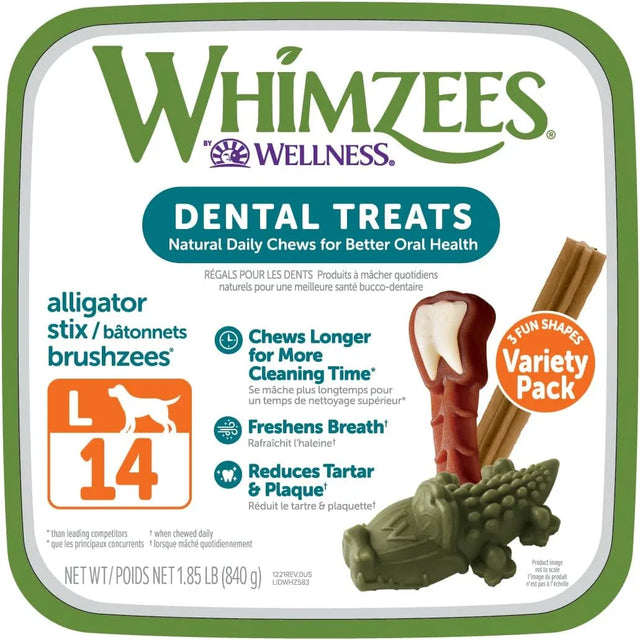 WELLNESS WHIMZEES - Wellness Whimzees Variety Value Box Large Dogs 14 Piezas - The Red Vitamin MX - Cuidado Dental Para Perros - {{ shop.shopifyCountryName }}