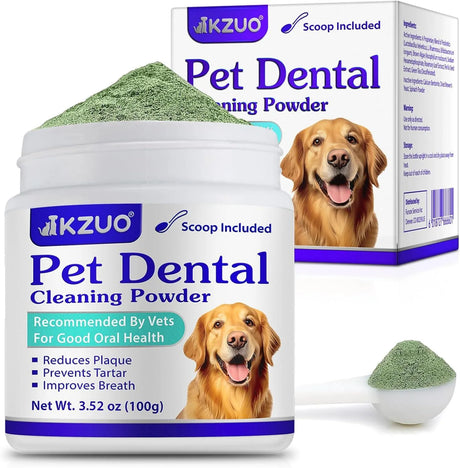 KZUO - Kzuo Dog Teeth Cleaning Powder 100Gr. - The Red Vitamin MX - Cuidado Dental Para Perros - {{ shop.shopifyCountryName }}