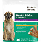 WONDER BOUND - Wonder Bound Chicken Flavor Dental Sticks for Large Dogs 40 Piezas - The Red Vitamin MX - Cuidado Dental Para Perros - {{ shop.shopifyCountryName }}