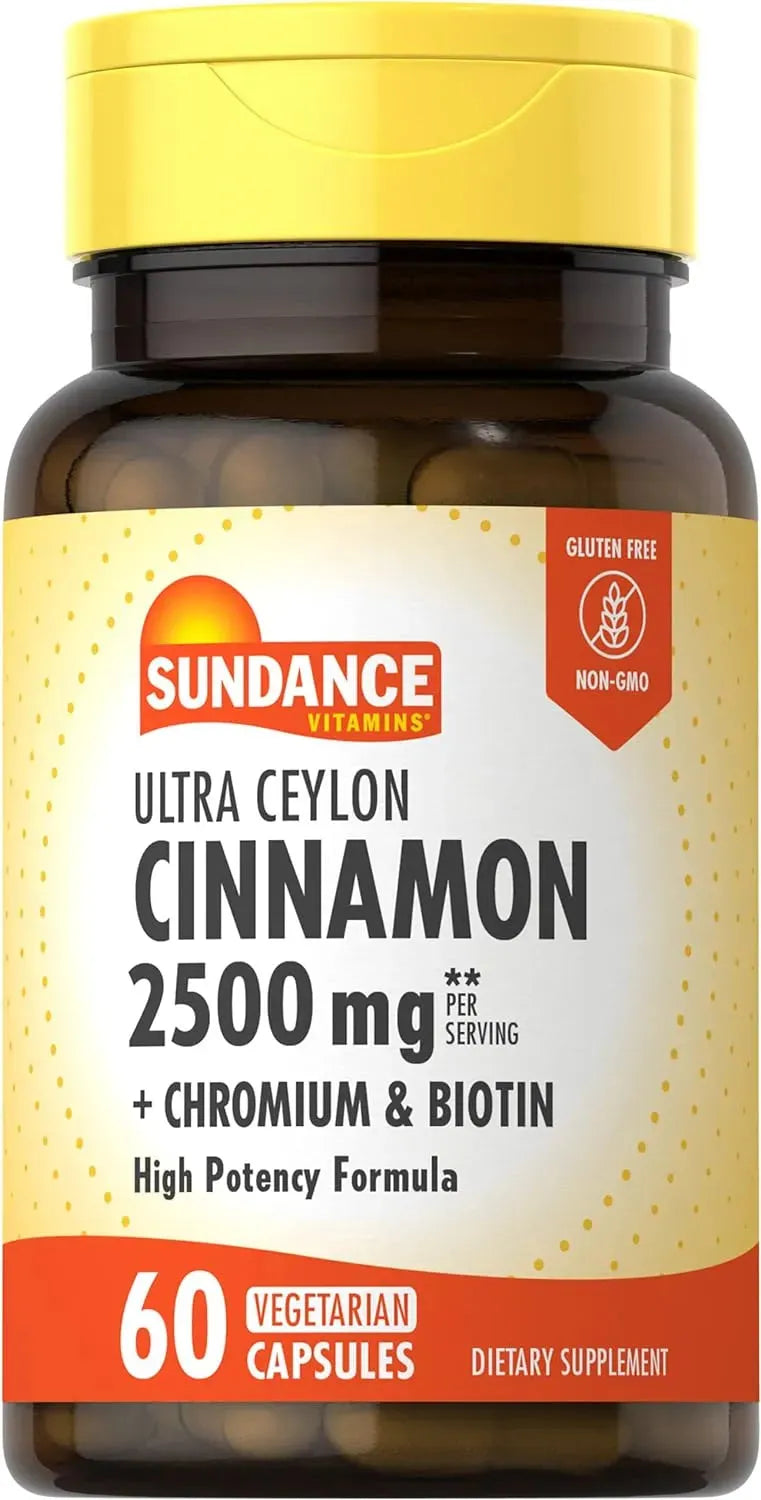 SUNDANCE - Sundance Ceylon Cinnamon 2500Mg. 60 Capsulas - The Red Vitamin MX - Suplementos Alimenticios - {{ shop.shopifyCountryName }}