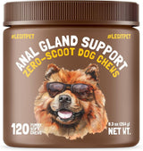 LEGITPET Anal Gland Relief Chews for Dogs Fiber & Digestive Support 120 Masticables
