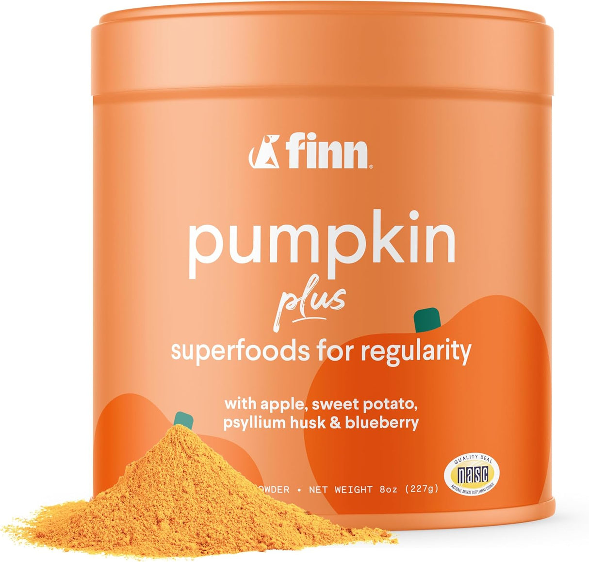 Finn Pumpkin Plus: Daily Digestive Support & Fiber-Rich Topper for Dogs 227Gr.
