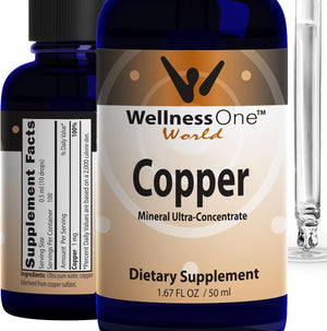 WELLNESSONE - WellnessOne Liquid Copper 50Ml. - The Red Vitamin MX - Suplementos Alimenticios - {{ shop.shopifyCountryName }}