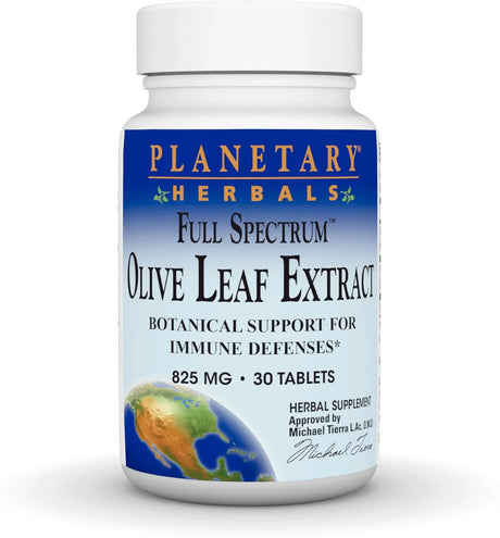 PLANETARY HERBALS - Planetary Herbals Full Spectrum Olive Leaf Extract 825Mg. 30 Tabletas - The Red Vitamin MX - Suplementos Alimenticios - {{ shop.shopifyCountryName }}