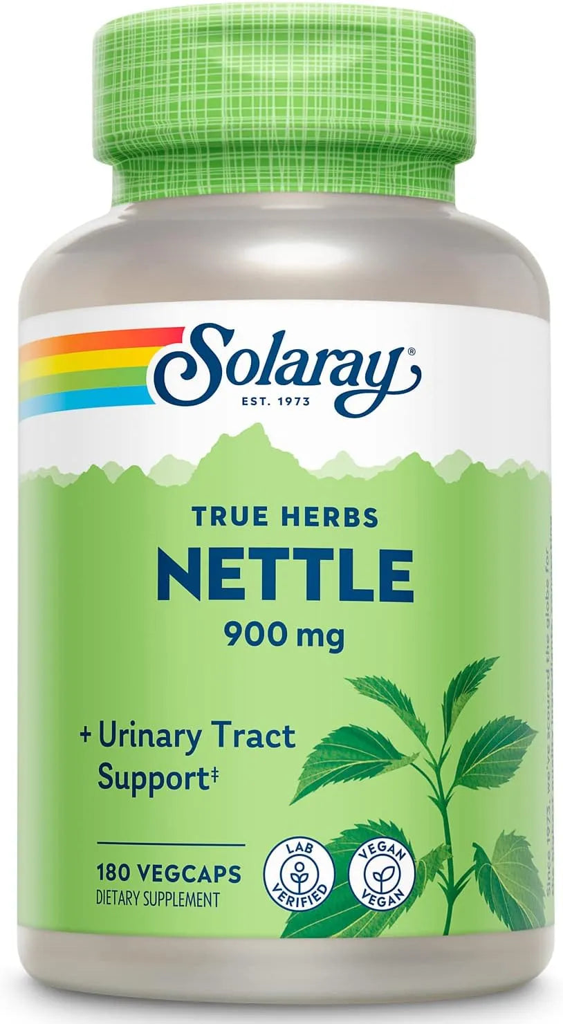 SOLARAY - Solaray Nettle Leaf 900Mg. 180 Capsulas - The Red Vitamin MX - Suplementos Alimenticios - {{ shop.shopifyCountryName }}