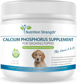 Nutrition Strength Calcium Phosphorus for Dogs Supplement 90 Masticables