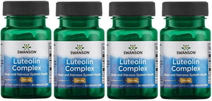 Swanson Luteolin Complex w/Rutin 30 Capsulas 4 Pack