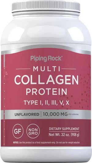 PIPING ROCK - Piping Rock Multi Collagen Protein Powder 908Gr. - The Red Vitamin MX - Suplementos Alimenticios - {{ shop.shopifyCountryName }}