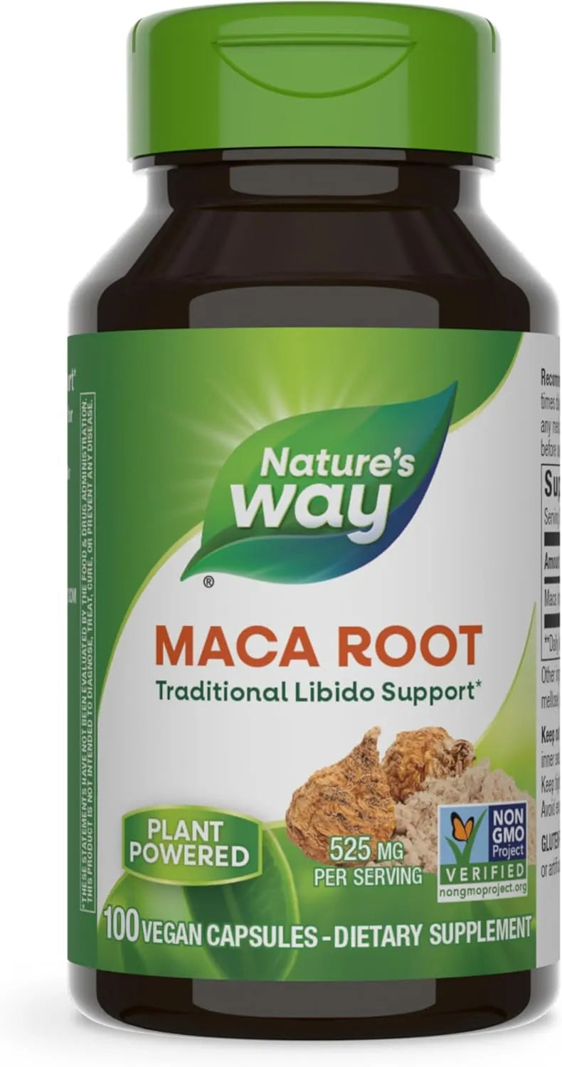 NATURE'S WAY - Nature's Way Maca Root 525Mg. 100 Capsulas - The Red Vitamin MX - Suplementos Alimenticios - {{ shop.shopifyCountryName }}