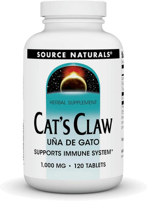 SOURCE NATURALS - Source Naturals Cat's Claw Bark 1000Mg. 120 Tabletas - The Red Vitamin MX - Suplementos Alimenticios - {{ shop.shopifyCountryName }}