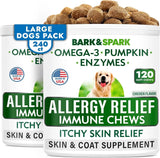 BARK&SPARK - BARK&SPARK Dog Allergy Relief Chews Chicken 120 Masticables 2 Pack - The Red Vitamin MX - Remedios Para La Picazón De Perros - {{ shop.shopifyCountryName }}