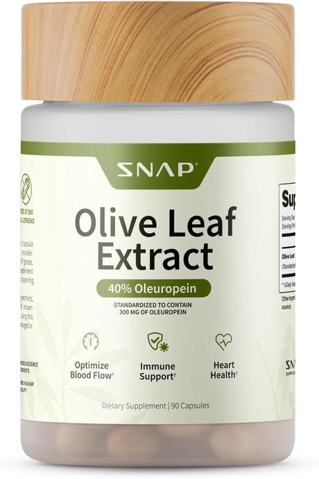 SNAP - Snap Supplements Olive Leaf Extract 60 Capsulas - The Red Vitamin MX - Suplementos Alimenticios - {{ shop.shopifyCountryName }}