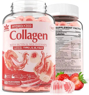 ENVYDEAL - EnvyDeal Sugar-Free Hydrolyzed Collagen Peptide Filled Gummies 60 Gomitas - The Red Vitamin MX - Suplementos Alimenticios - {{ shop.shopifyCountryName }}