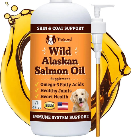 NATURAL DOG - Natural Dog Company Wild Alaskan Salmon Oil Formula with Omega 3 16 F.Oz. - The Red Vitamin MX - Aceite De Pescado Para Perros - {{ shop.shopifyCountryName }}