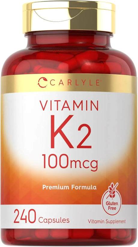 CARLYLE - Carlyle Vitamin K2 100mcg 240 Capsulas - The Red Vitamin MX - Suplementos Alimenticios - {{ shop.shopifyCountryName }}