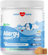 COCO AND LUNA - Coco and Luna Dog Allergy Relief Itching Skin Support 90 Masticables - The Red Vitamin MX - Remedios Para La Picazón De Perros - {{ shop.shopifyCountryName }}