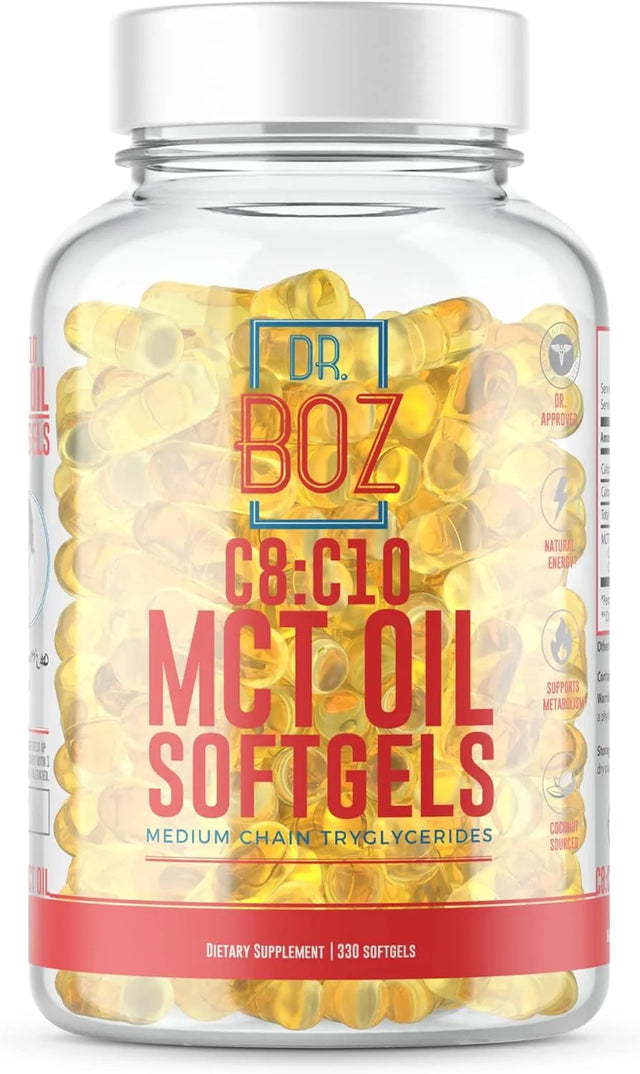 DR. BOZ - Dr. Boz C8:C10 MCT Oil 330 Capsulas Blandas - The Red Vitamin MX - Suplementos Alimenticios - {{ shop.shopifyCountryName }}