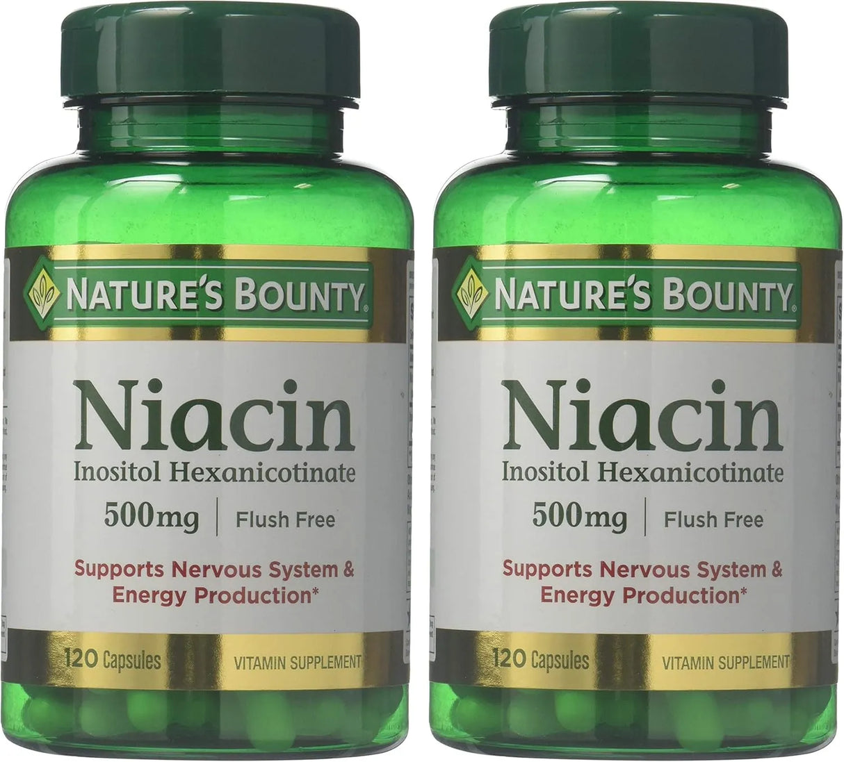 NATURE'S BOUNTY - Nature's Bounty Niacin 500Mg. 120 Capsulas 2 Pack - The Red Vitamin MX - Suplementos Alimenticios - {{ shop.shopifyCountryName }}