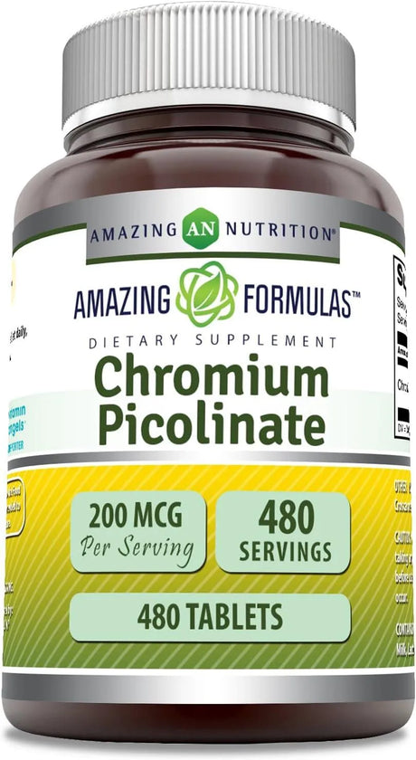 AMAZING FORMULAS - Amazing Formulas Chromium Picolinate 480 Tabletas - The Red Vitamin MX - Suplementos Alimenticios - {{ shop.shopifyCountryName }}