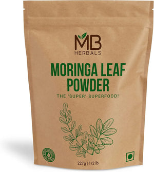 MB HERBALS - MB Herbals Moringa Leaf Powder 227Gr. - The Red Vitamin MX - Suplementos Alimenticios - {{ shop.shopifyCountryName }}