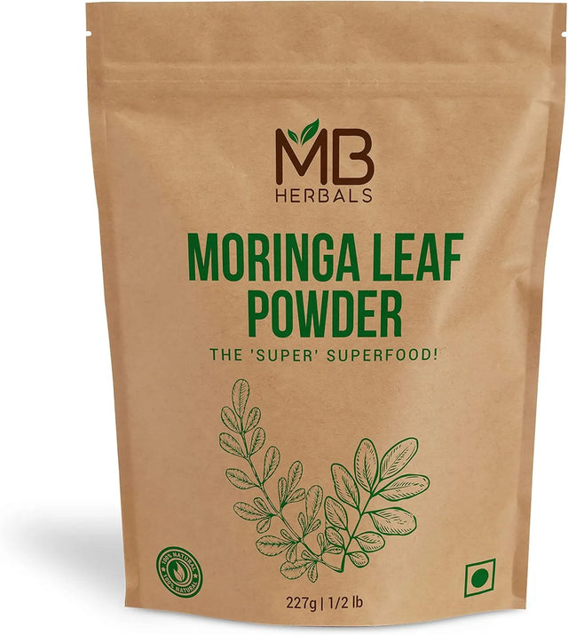 MB HERBALS - MB Herbals Moringa Leaf Powder 227Gr. - The Red Vitamin MX - Suplementos Alimenticios - {{ shop.shopifyCountryName }}