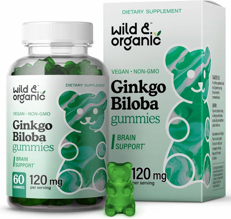 WILD & ORGANIC - Wild & Organic Ginkgo Biloba 120Mg. 60 Gomitas - The Red Vitamin MX - Suplementos Alimenticios - {{ shop.shopifyCountryName }}