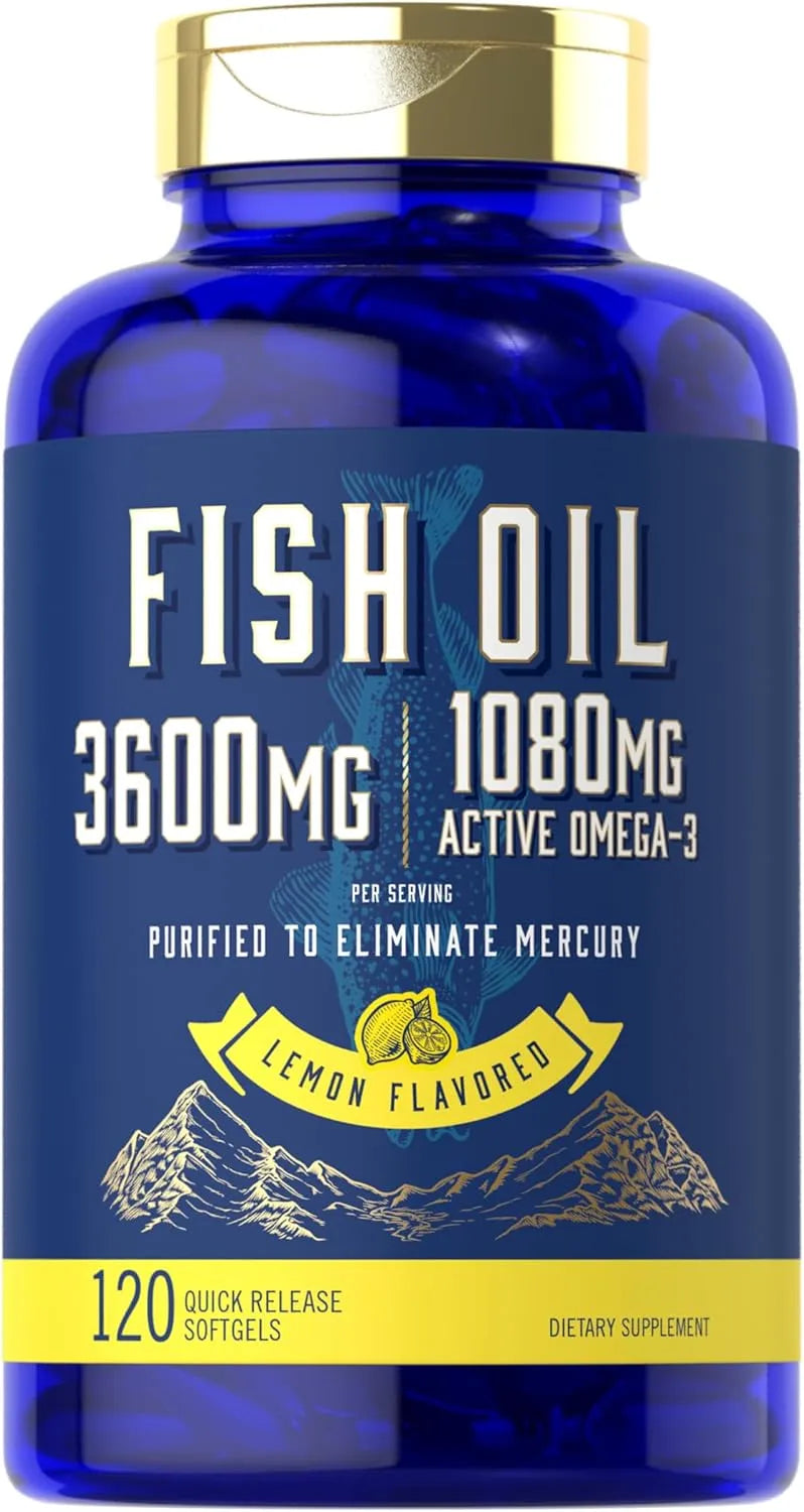 CARLYLE - Carlyle Fish Oil 3600Mg. 120 Capsulas Blandas - The Red Vitamin MX - Suplementos Alimenticios - {{ shop.shopifyCountryName }}