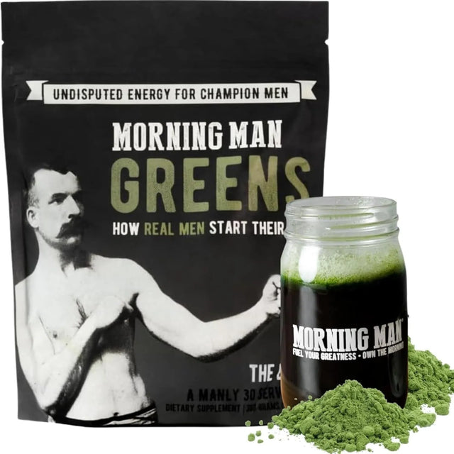 MORNING MAN - MORNING MAN Best Tasting Greens Probiotic Superfood Mix 30 Servicios 360Gr. - The Red Vitamin MX - Suplementos Alimenticios - {{ shop.shopifyCountryName }}