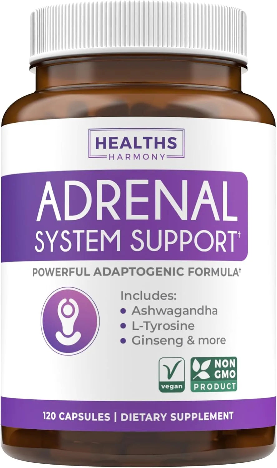 HEALTHS HARMONY - Healths Harmony Adrenal Support 120 Capsulas - The Red Vitamin MX - Suplementos Alimenticios - {{ shop.shopifyCountryName }}