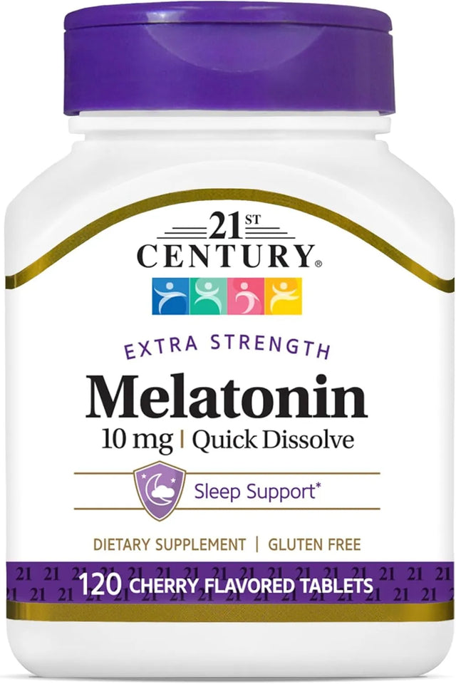 21ST CENTURY - 21st Century Melatonin 10Mg. 120 Tabletas - The Red Vitamin MX - Suplementos Alimenticios - {{ shop.shopifyCountryName }}