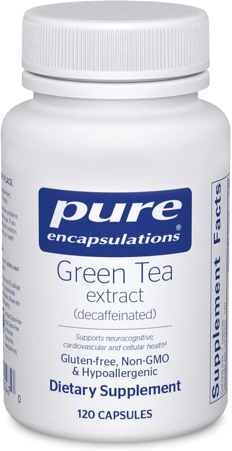 PURE ENCAPSULATIONS - Pure Encapsulations Green Tea Extract 120 Capsulas - The Red Vitamin MX - Suplementos Alimenticios - {{ shop.shopifyCountryName }}