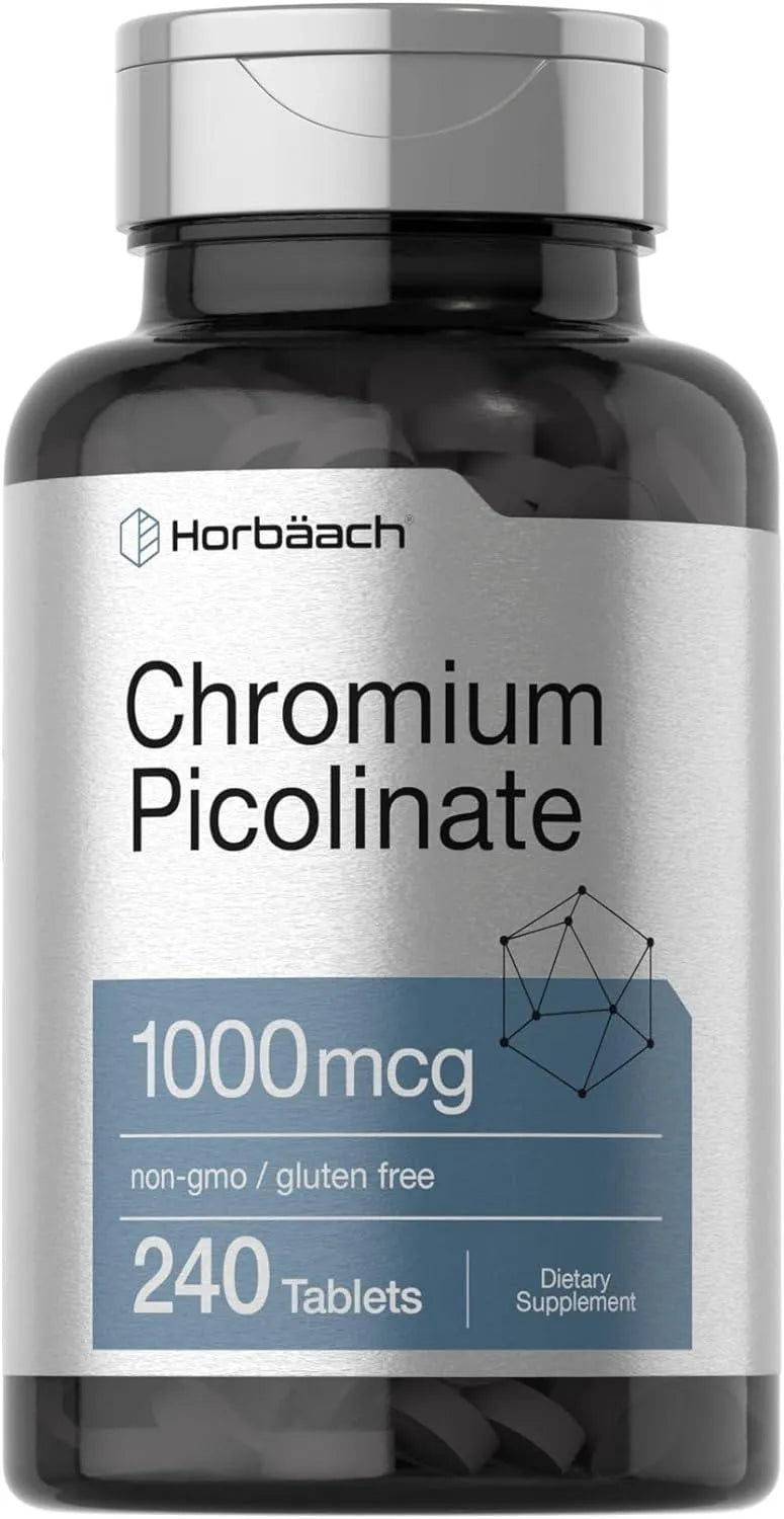 HORBAACH - Horbaach Chromium Picolinate 1000mcg 240 Tabletas - The Red Vitamin MX - Suplementos Alimenticios - {{ shop.shopifyCountryName }}