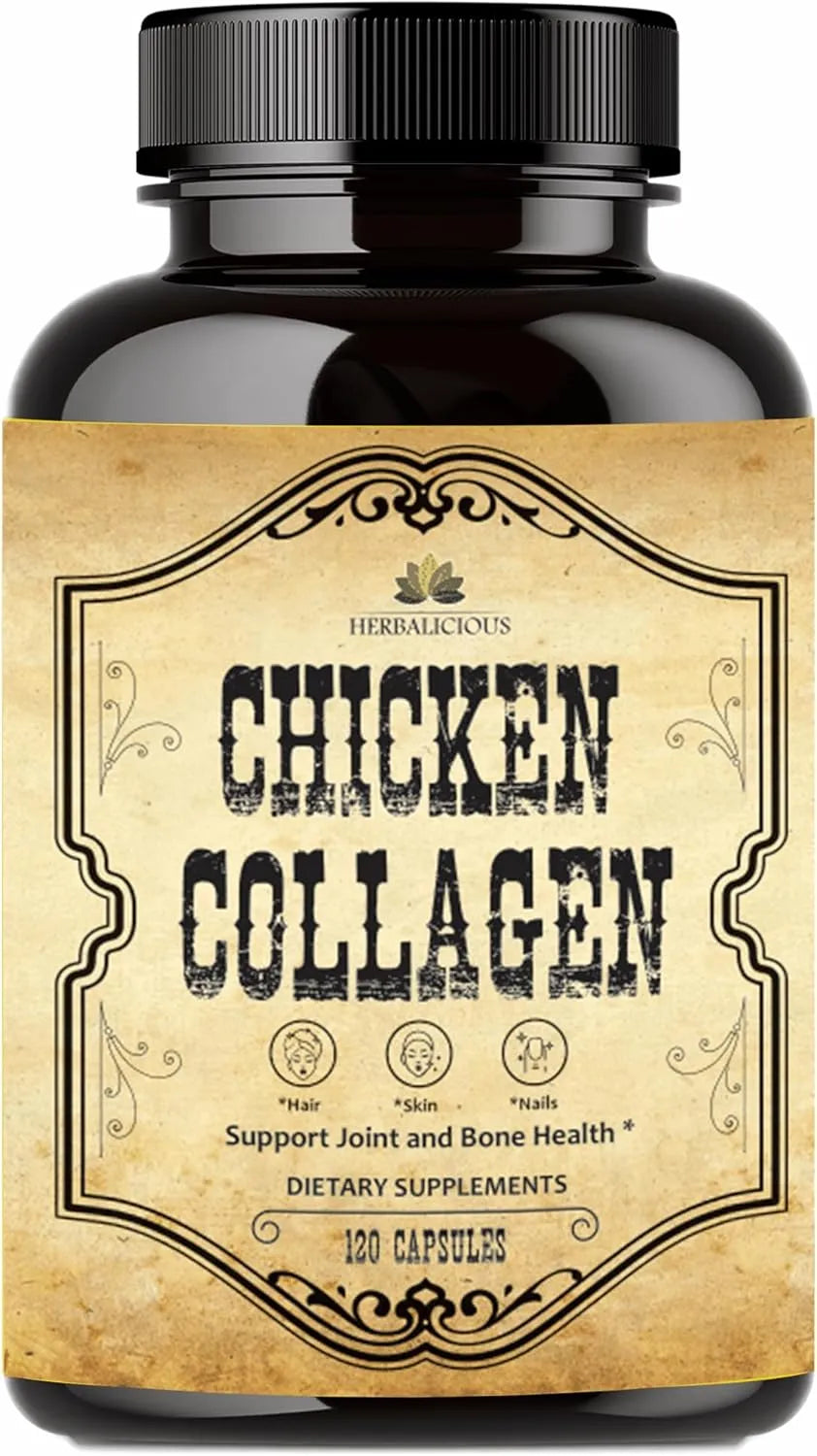 HERBALICIOUS - HERBALICIOUS Chicken Collagen 120 Capsulas - The Red Vitamin MX - Suplementos Alimenticios - {{ shop.shopifyCountryName }}