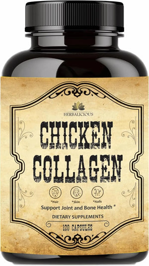 HERBALICIOUS - HERBALICIOUS Chicken Collagen 120 Capsulas - The Red Vitamin MX - Suplementos Alimenticios - {{ shop.shopifyCountryName }}