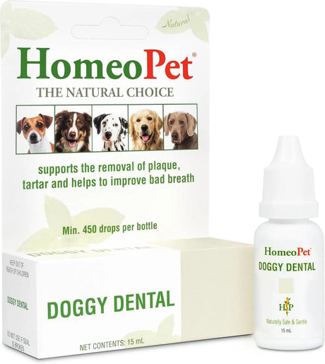 HOMEOPET - HomeoPet Doggy Dental Care 15Ml. - The Red Vitamin MX - Cuidado Dental Para Perros - {{ shop.shopifyCountryName }}