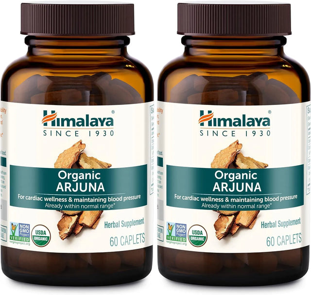 HIMALAYA - Himalaya Organic Arjuna for Cardiac Wellness and Blood Pressure Maintenance 60 Tabletas 2 Pack - The Red Vitamin MX - Suplementos Alimenticios - {{ shop.shopifyCountryName }}