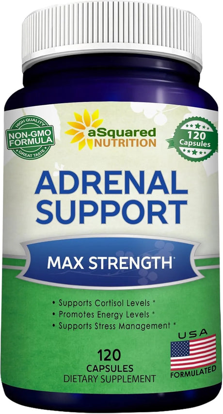 ASQUARED NUTRITION - aSquared Nutrition Adrenal Support 120 Capsulas - The Red Vitamin MX - Suplementos Alimenticios - {{ shop.shopifyCountryName }}